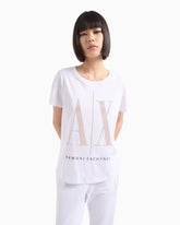 T-Shirt Women White Armani Exchange Camiseta